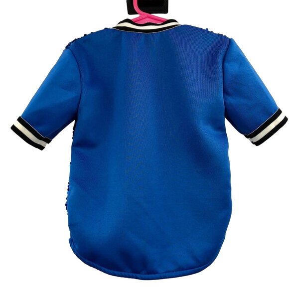 Weissman Dance Jacket Girls SC Used Sequined Blue - Picture 2 of 7